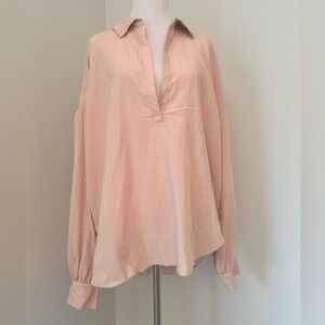 WE THE FREE size, large ladies, long sleeved blouse.